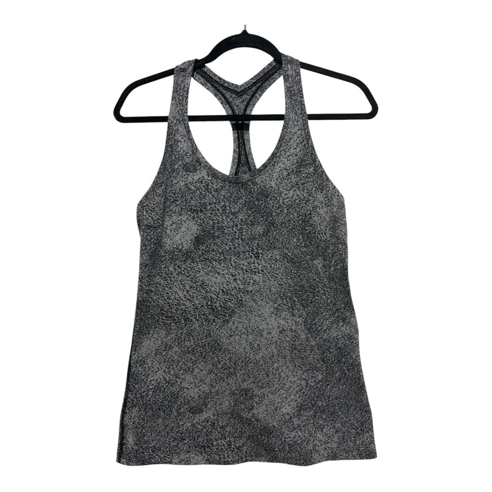 Lululemon Cool Racerback Tank Top Women’s Large Heathered Gray